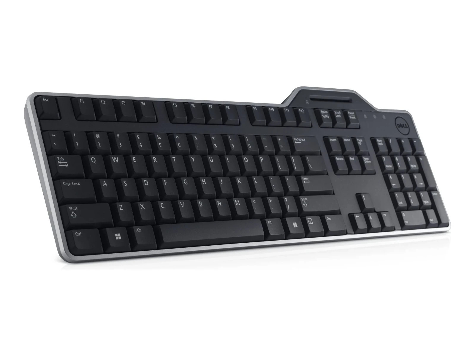Lot of 9 NIB Dell KB813-BK-US Wired USB Keyboard w/ Smart Card Reader (J100201)