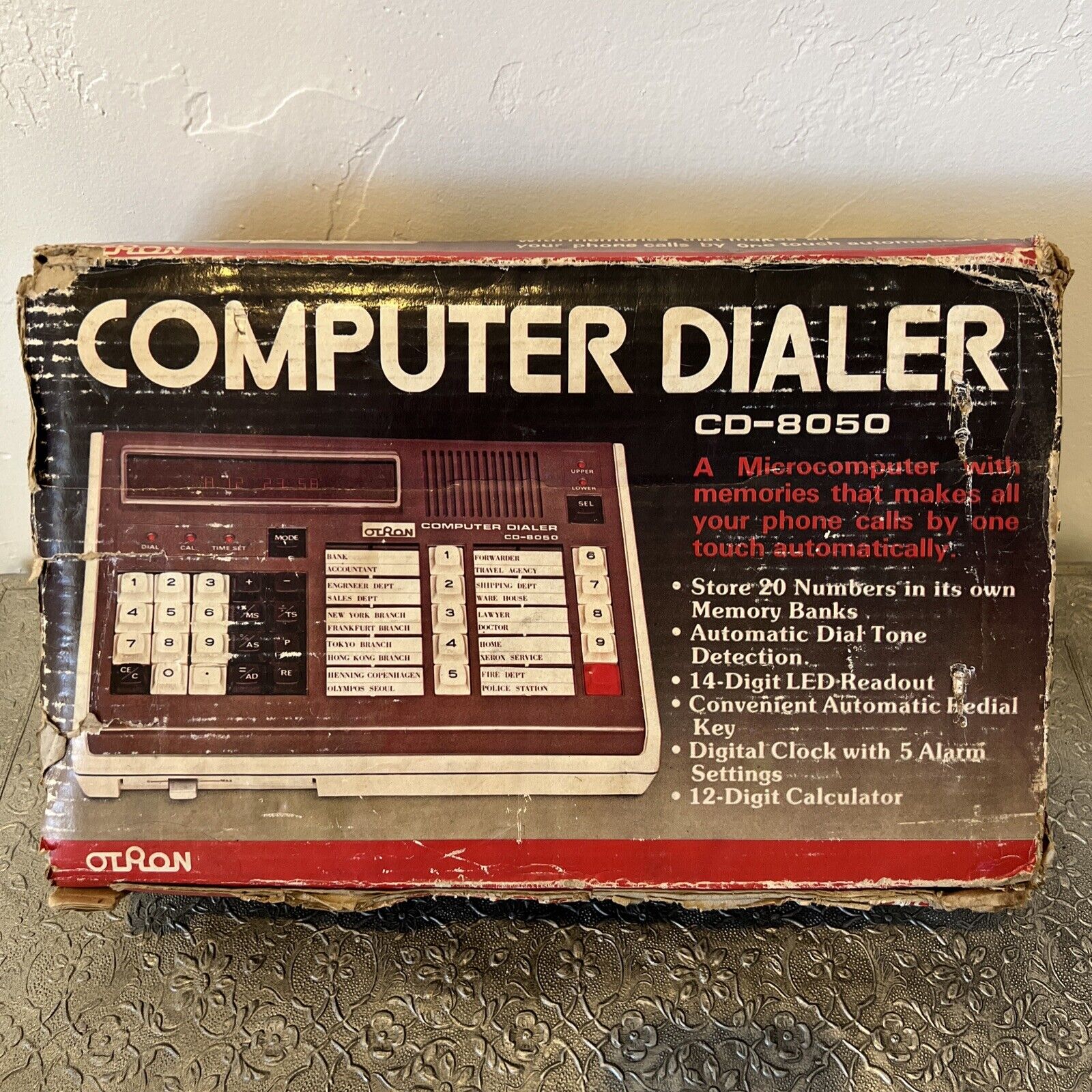 RARE OTRON COMPUTER DIALER CD-8050 VINTAGE and In Good Condition