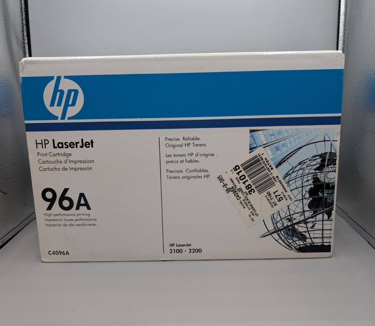 Genuine HP 96A (C4096A) LaserJet BLACK Toner Ink Cartridge SEALED