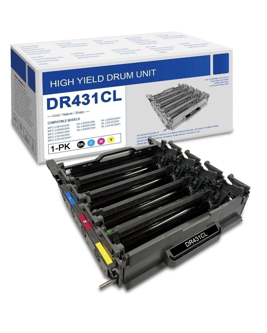 DR431CL Drum Unit 30,000 Pages DR431CL Replacement for Brother DR431 Work wit...