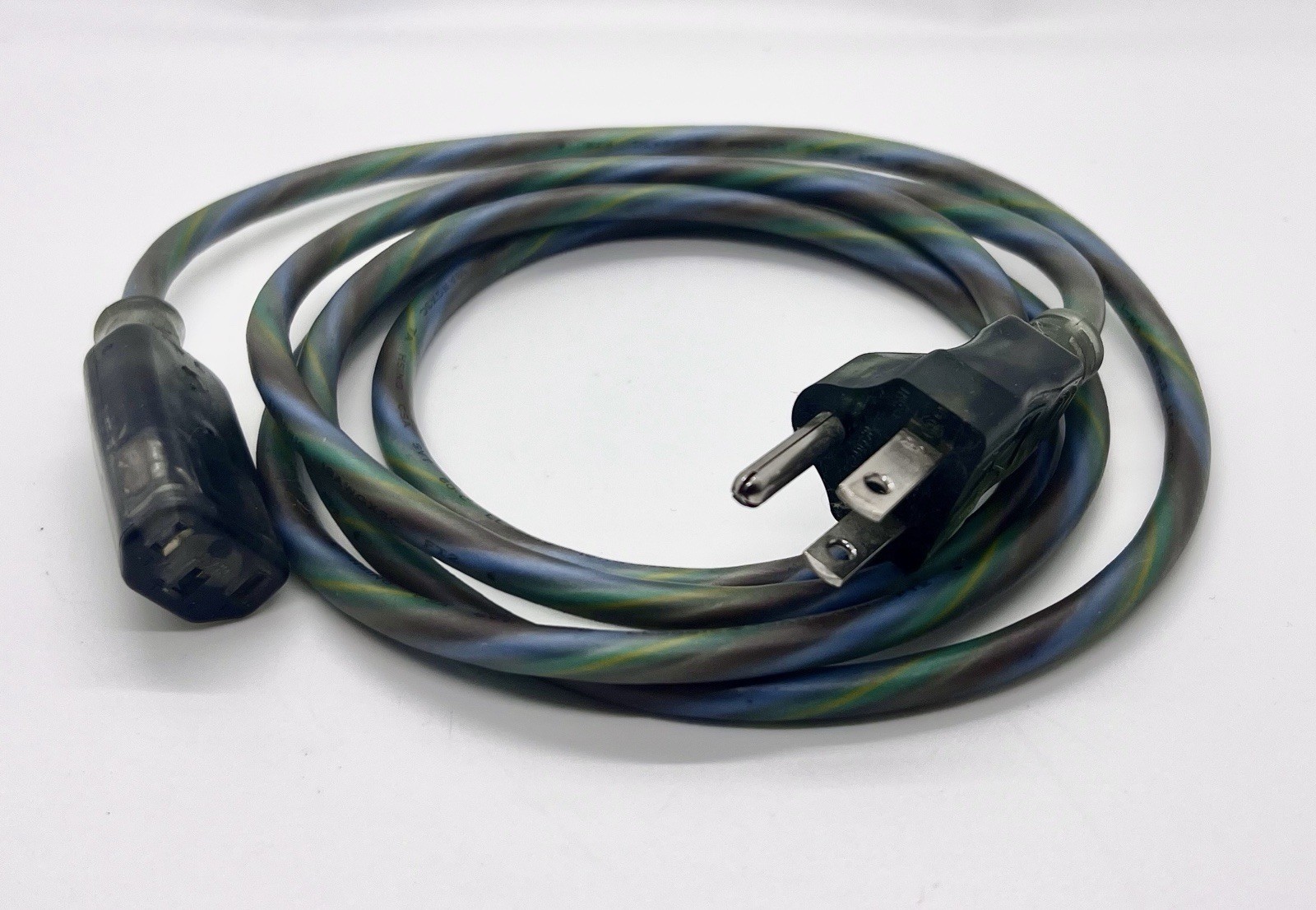 Apple iMac G3 Rainbow Translucent Power Cord w/ Apple Logo TESTED / WORKING