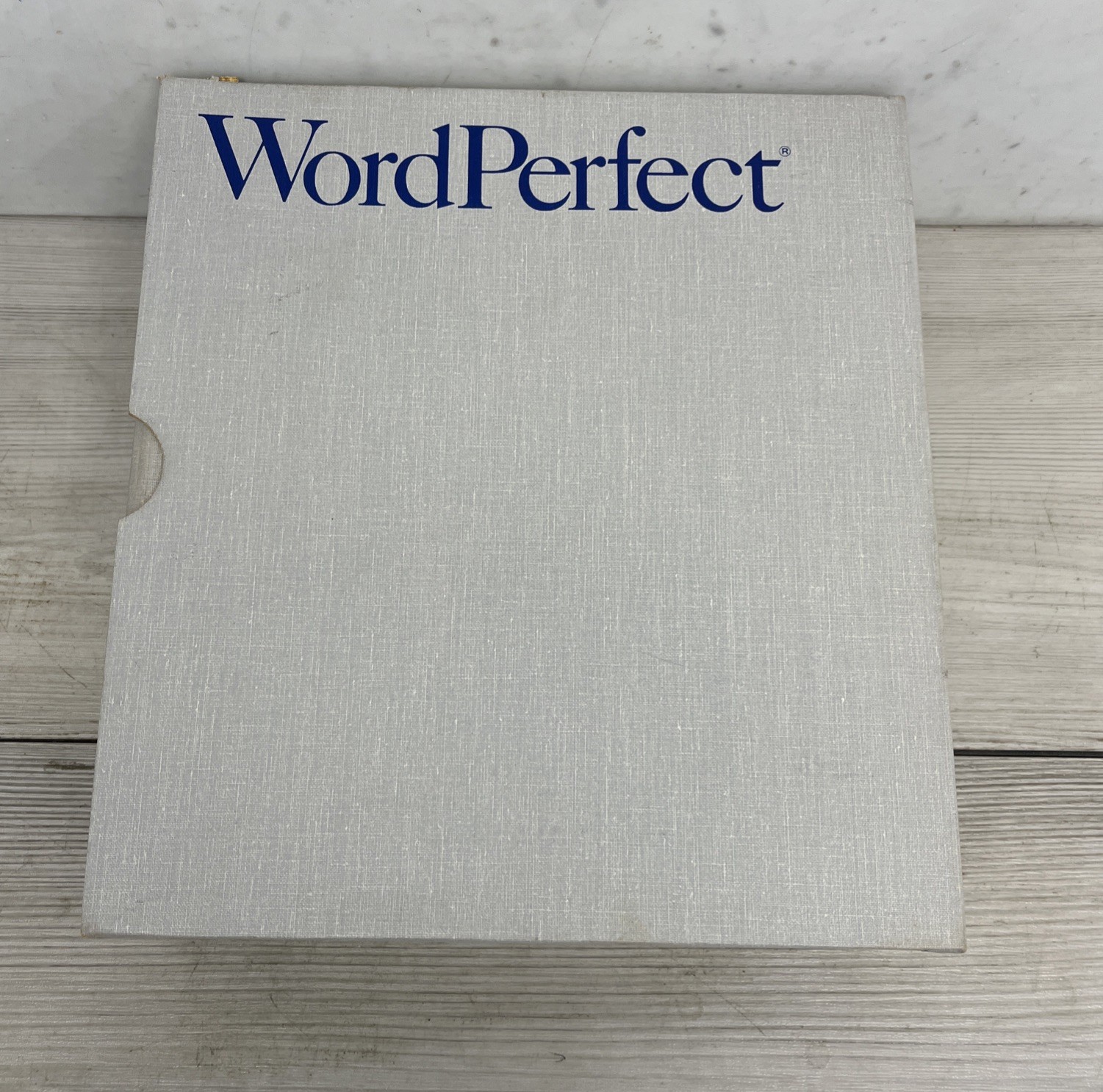 Vtg IBM Word  Perfect Version 5 Manual Guide Binder 1989 in Slipcase No Software