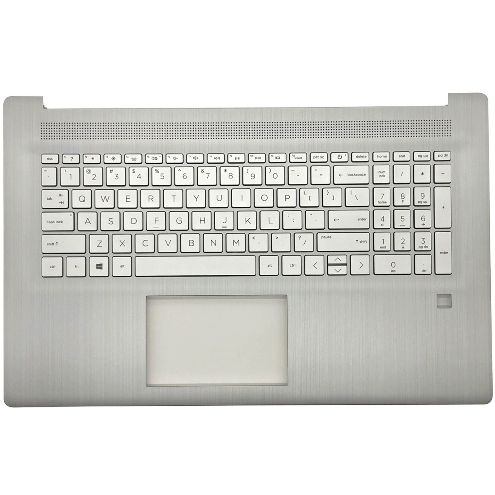 Silver New For HP 17-CN 17-CP Palmrest Backlit Keyboard FPR M50457-001