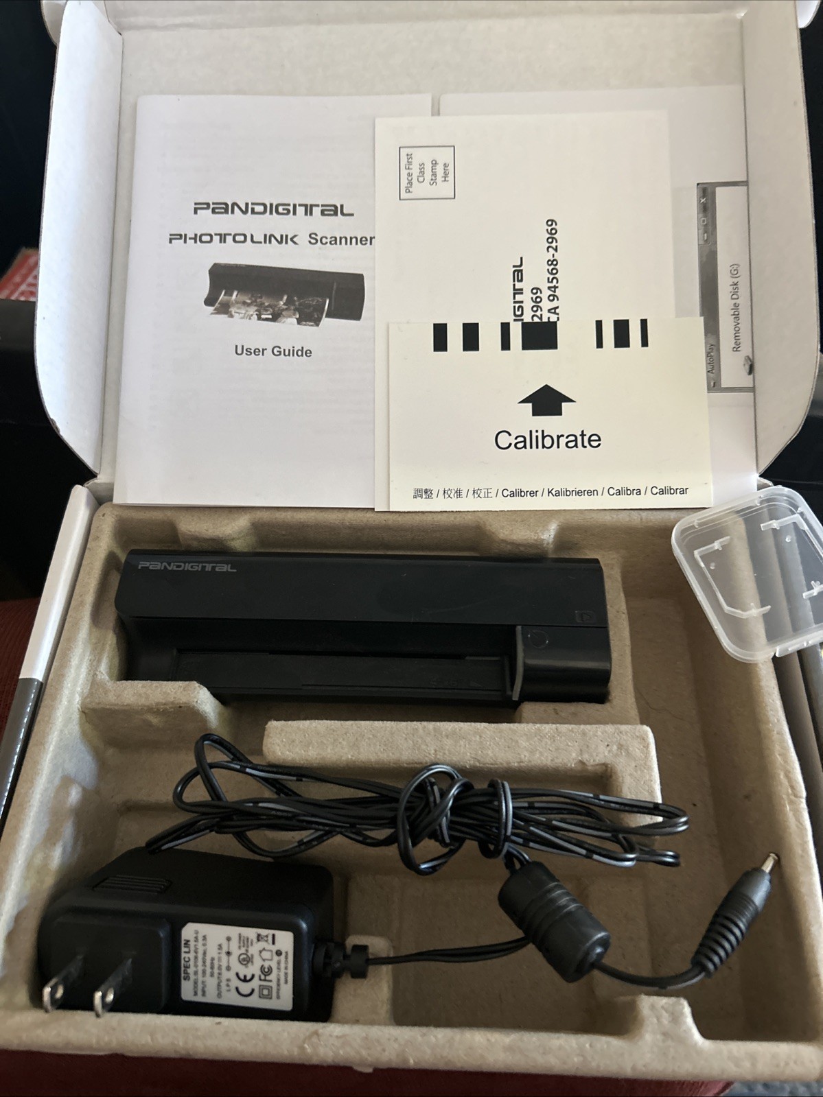 Pandigital PhotoLink One Touch Photo Scanner No SD Card - PANSCN01