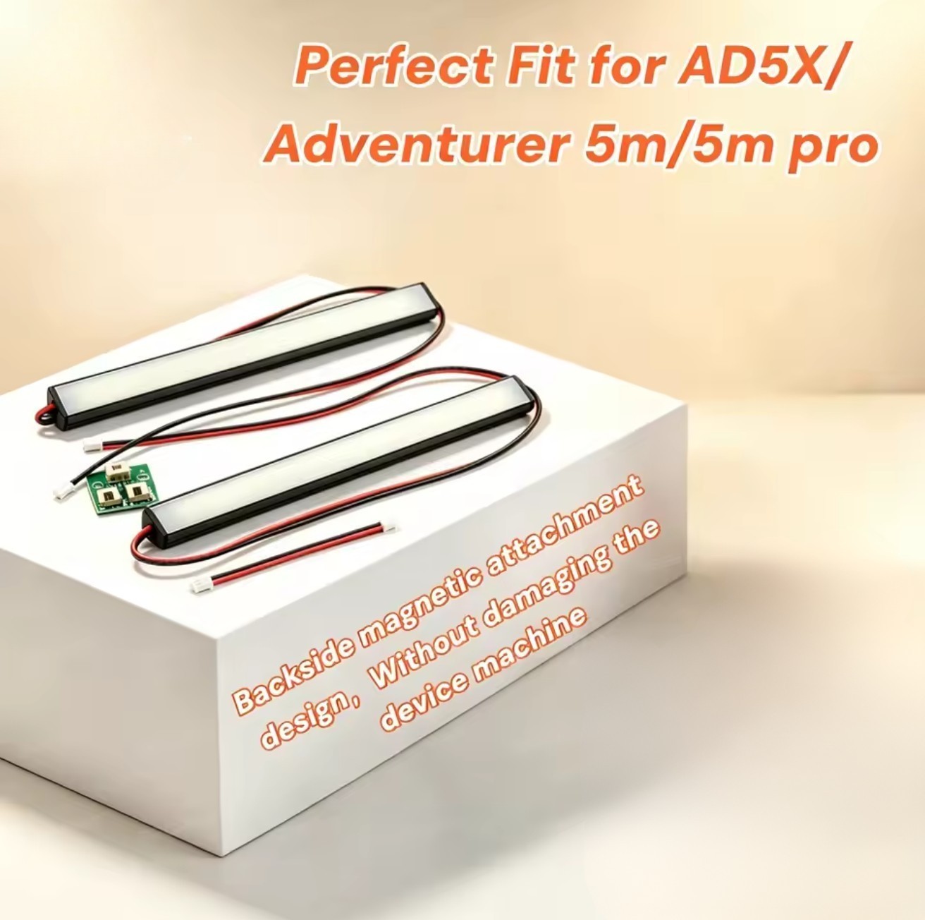 AD5X Light Kit, LED Light Bar for Flashforge AD5X/5M, AD5M Pro Duel LED Strip