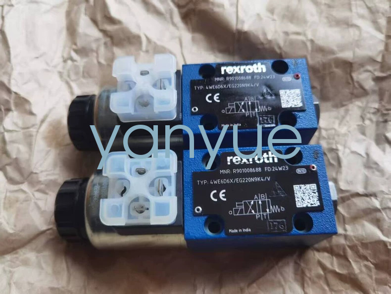 1PCS REXROTH R901008688 4WE6D62/EG220N9K4/V solenoid valve new via FedEx or DHL