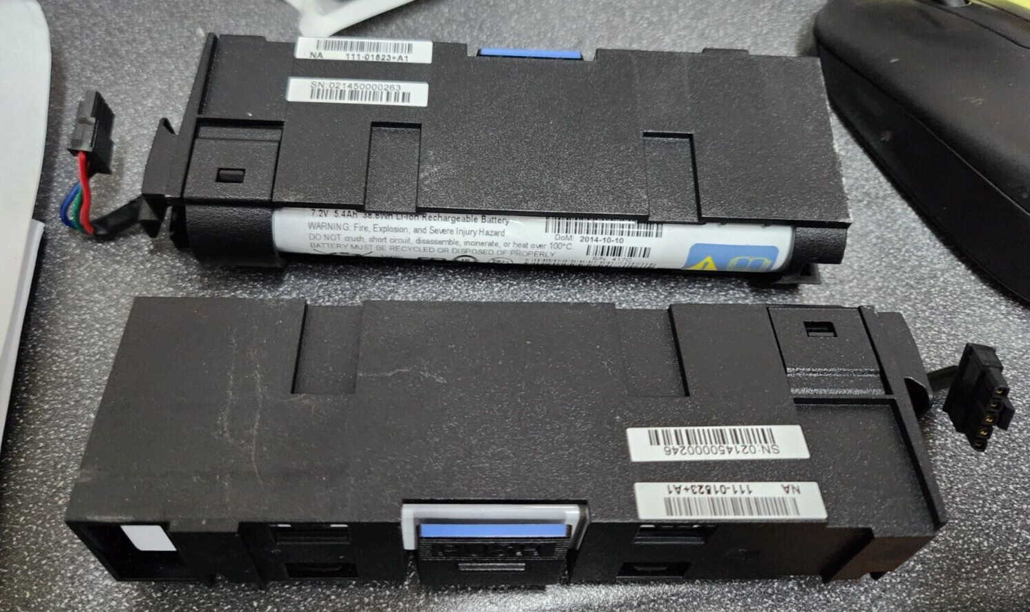 2x NETAPP 111-01523+A1 NVRAM BATTERY Modules FOR FAS8040 FAS8060 AFF8080EX