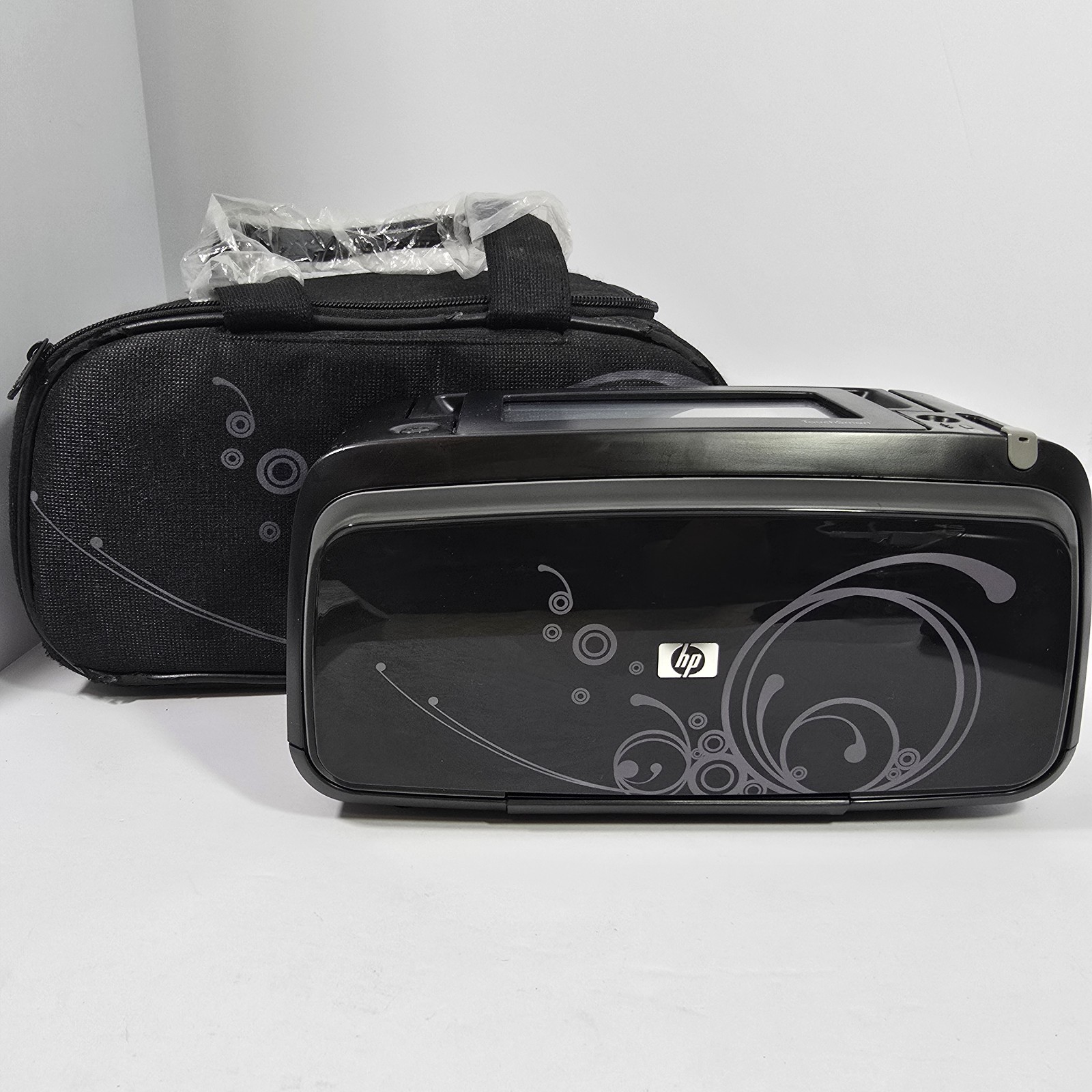 HP Photosmart A640 Series Printer Tri Color With Manual and Case Tested