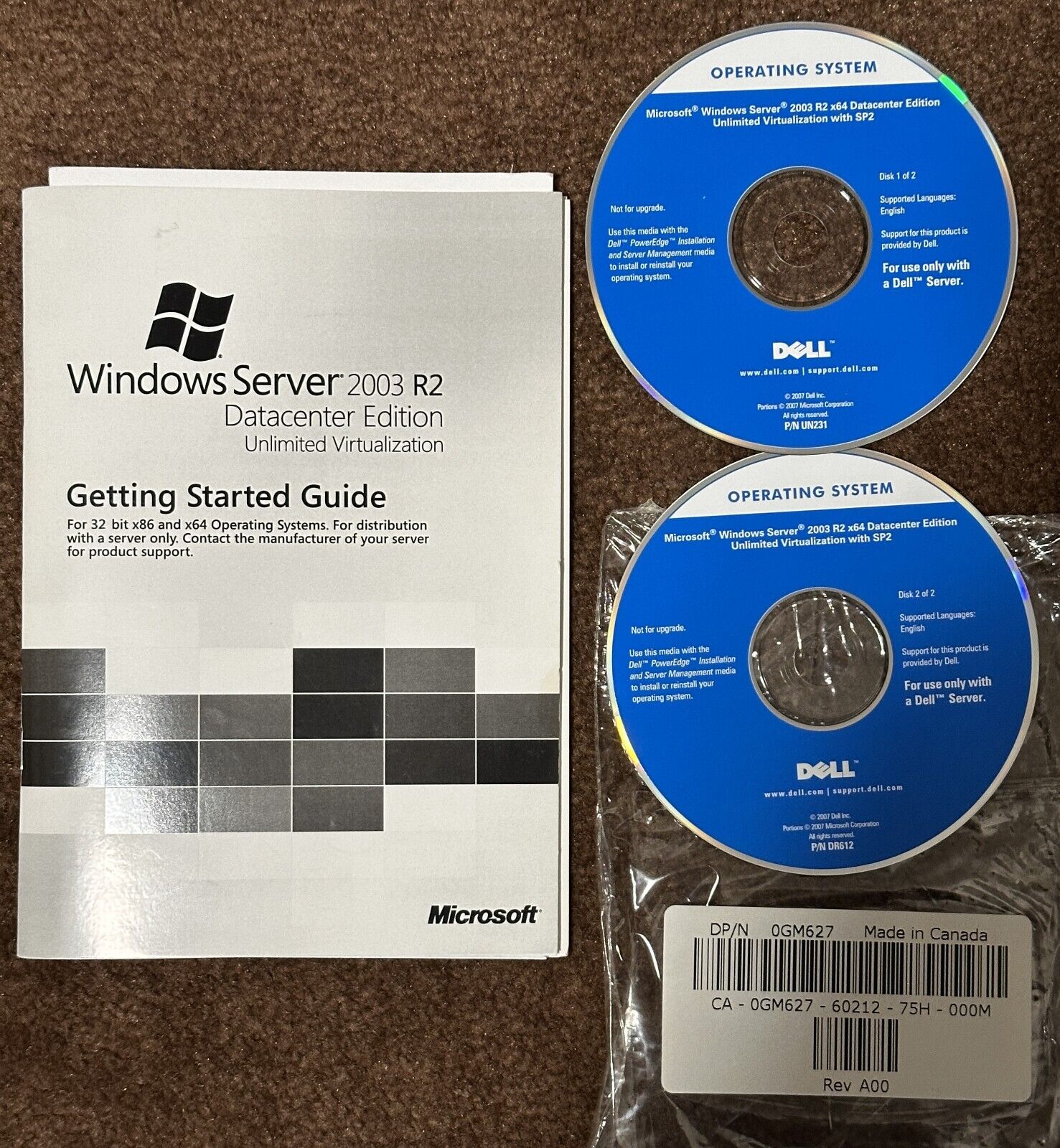 Microsoft Windows Server 2003 R2 Datacenter Edition for Dell