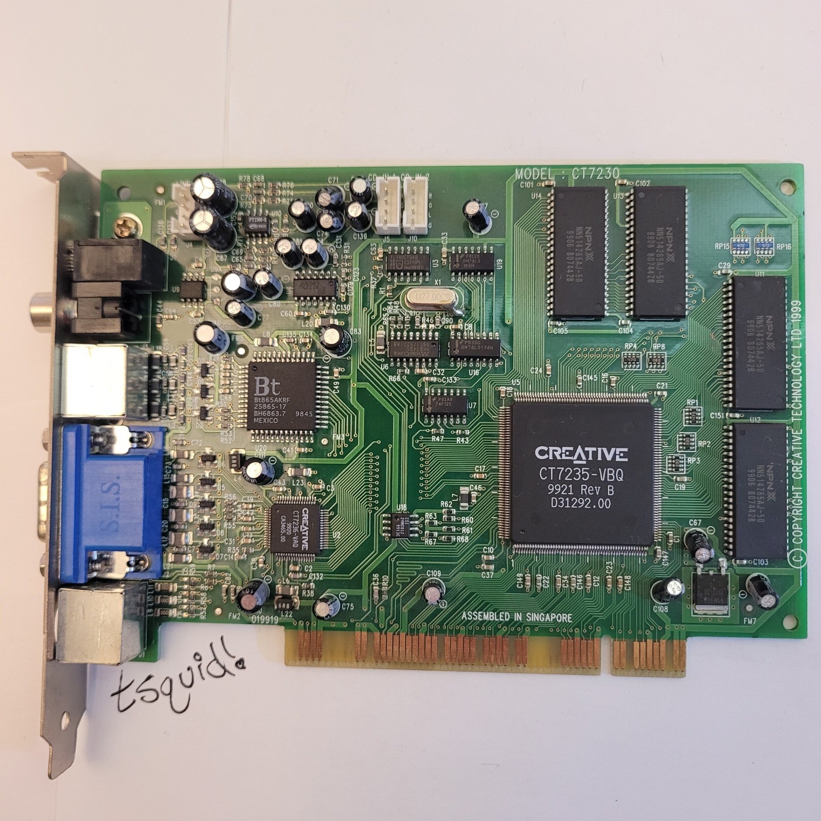 Creative Labs Encore Dxr3 PCI DVD MPEG 2 Decoder Card CT7230 Vintage PC Upgrade