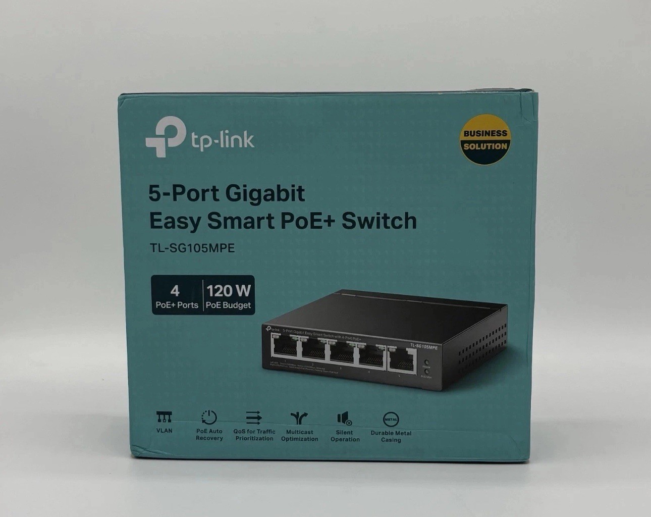 SEALED: TP-LINK TL-SG105MPE 5-Port Easy Smart PoE+ Switch