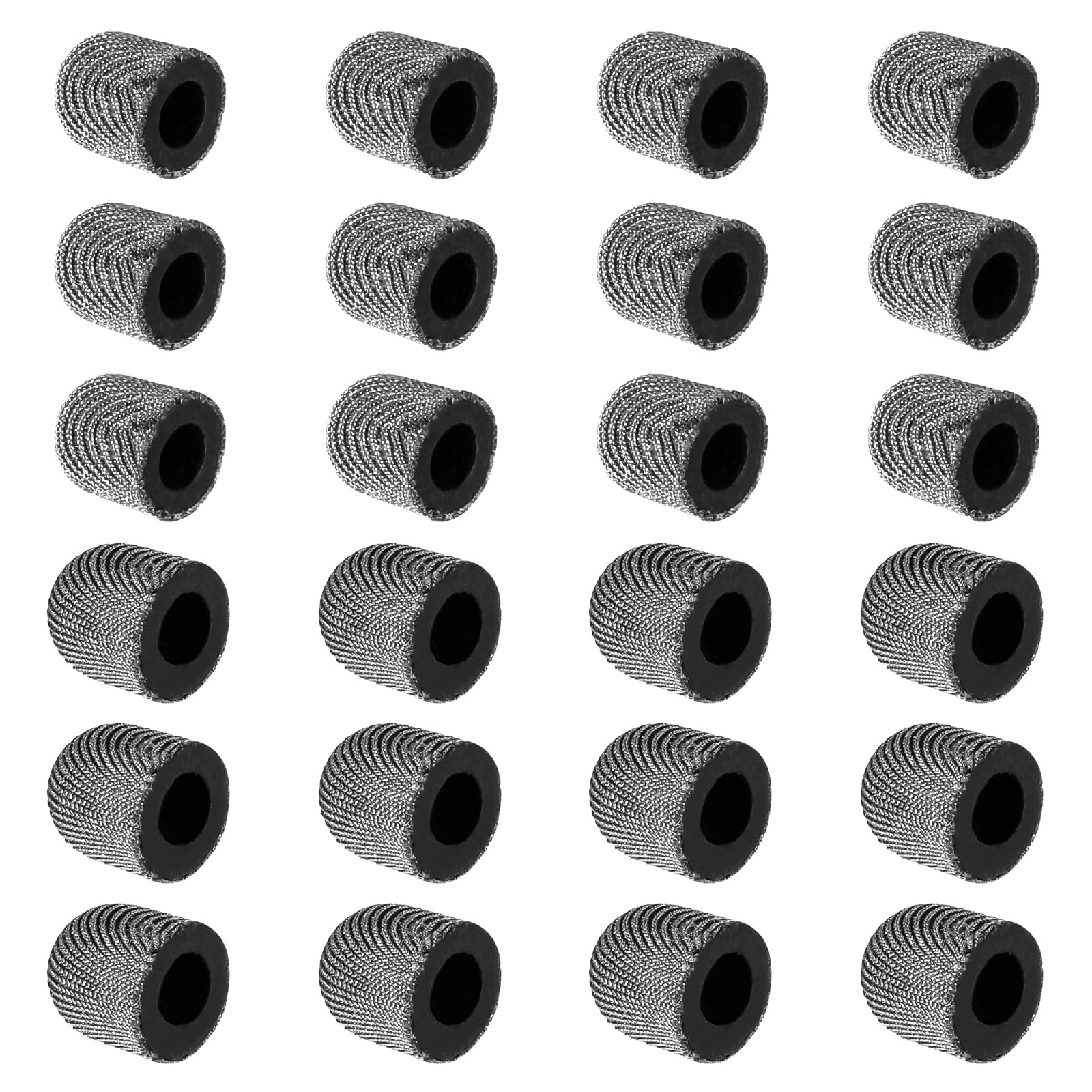 24Pcs Fiber Mesh Stylus Tips Replacement Pen Replaceable clear 