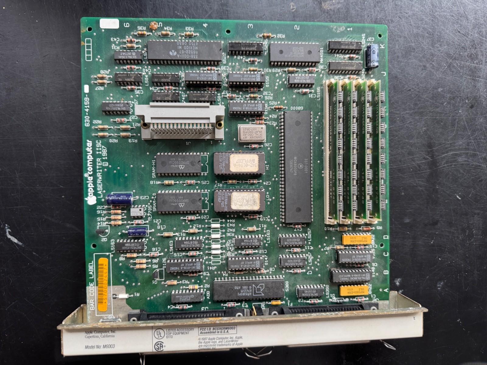 Vintage ~ Apple Laserwriter II SC (SCSI) Controller I/O BOARD
