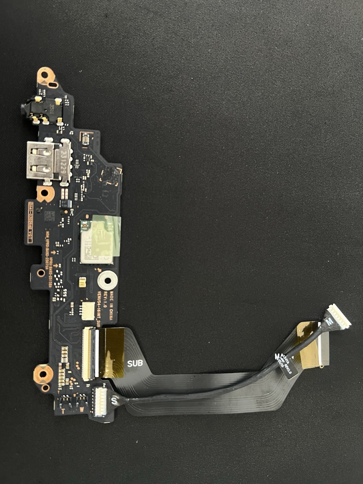 BA41-03026A Samsung Galaxy USB Card Reader  Wifi Audio Board Cable