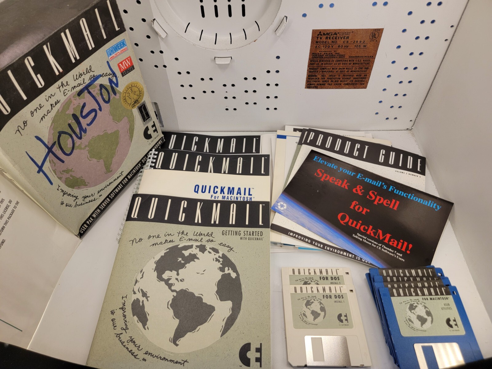 MS DOS & Macintosh Big Box PC Software 3.5" for MS DOS & Macintosh BIG & RARE