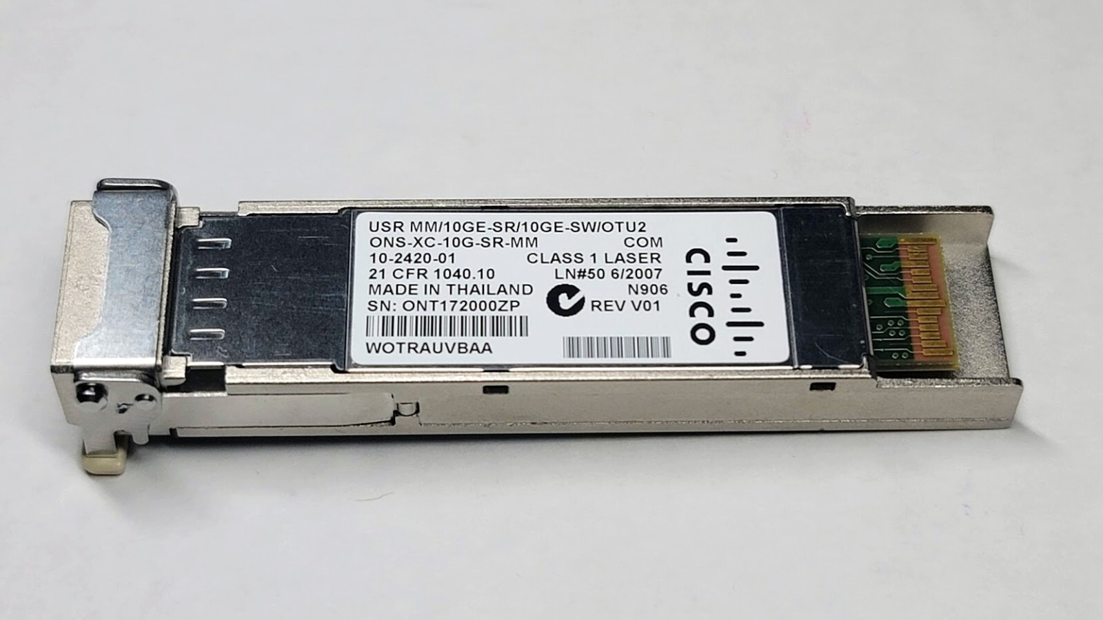 Genuine Cisco ONS-XC-10G-SR-MM XFP Transceiver Module 10-2420-01