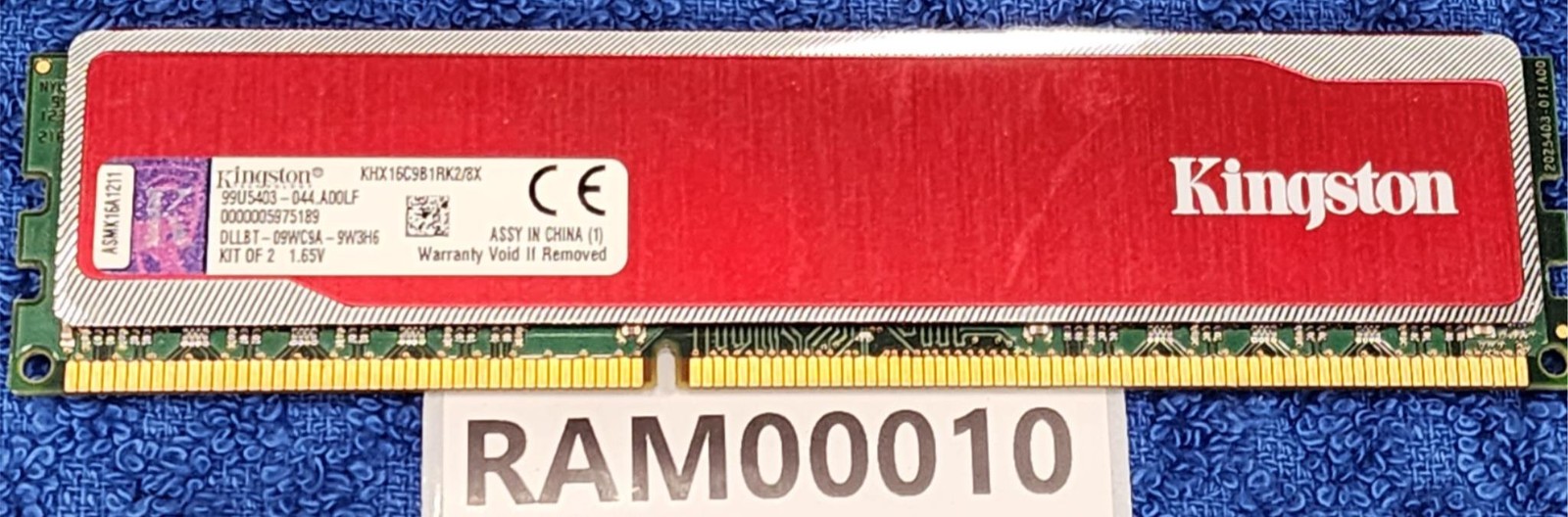 Kingston HyperX Red Laptop RAM KHX16C9B1RK2/8X DDR3 4GB 1 Module Memory