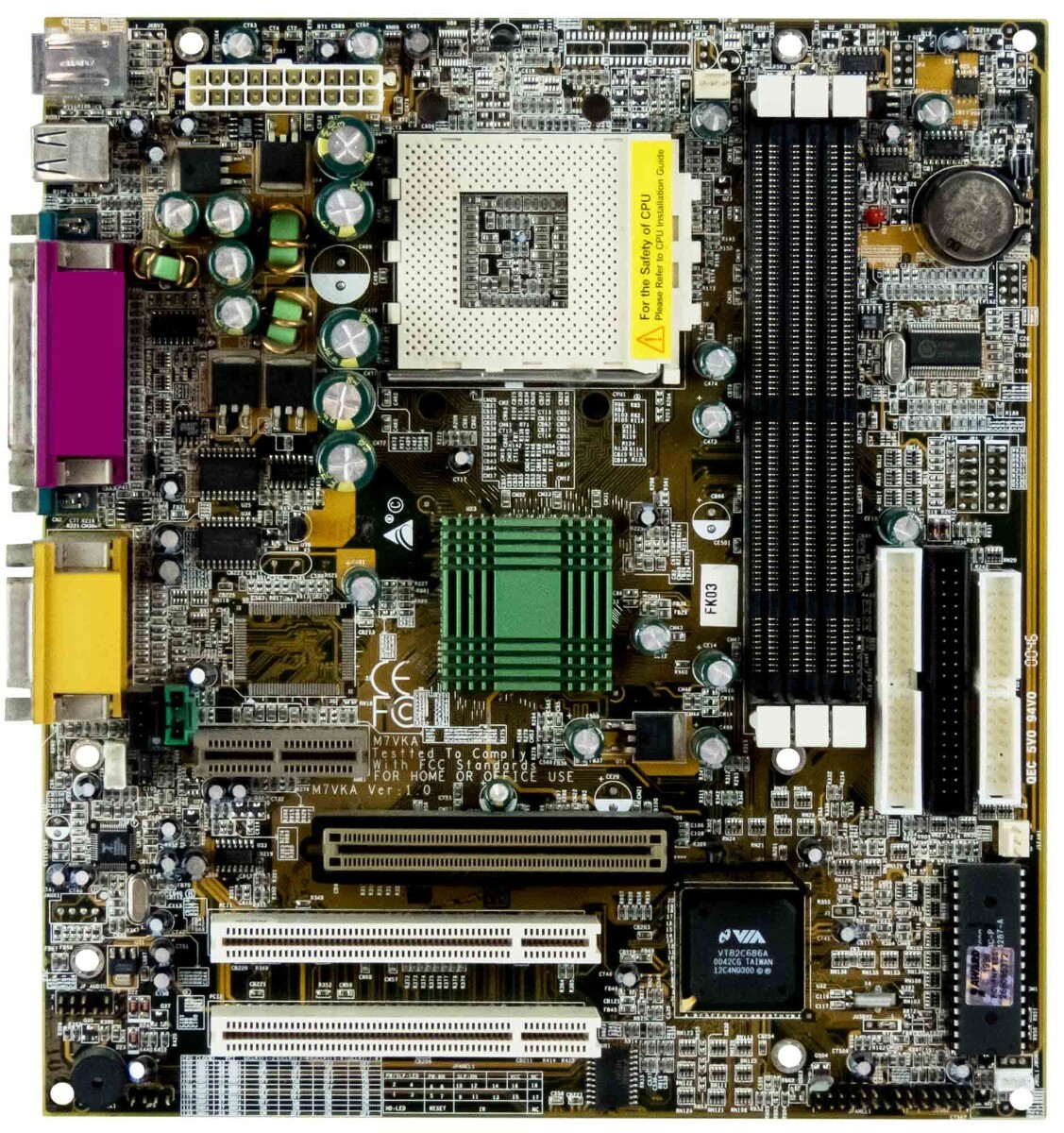 BIOSTAR M7VKA VER:1 s462 SDRAM AGP AMR PCI
