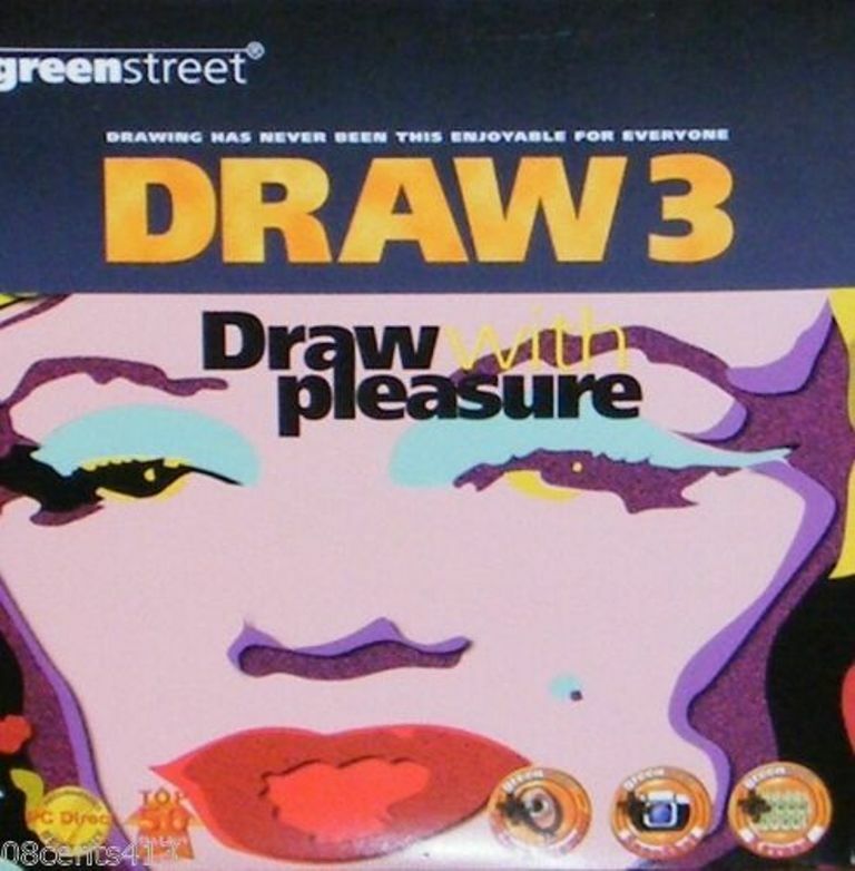 Greenstreet Draw 3: Draw With Pleasure (Windows 95, 98, NT, 2000 & ME) CD-ROM
