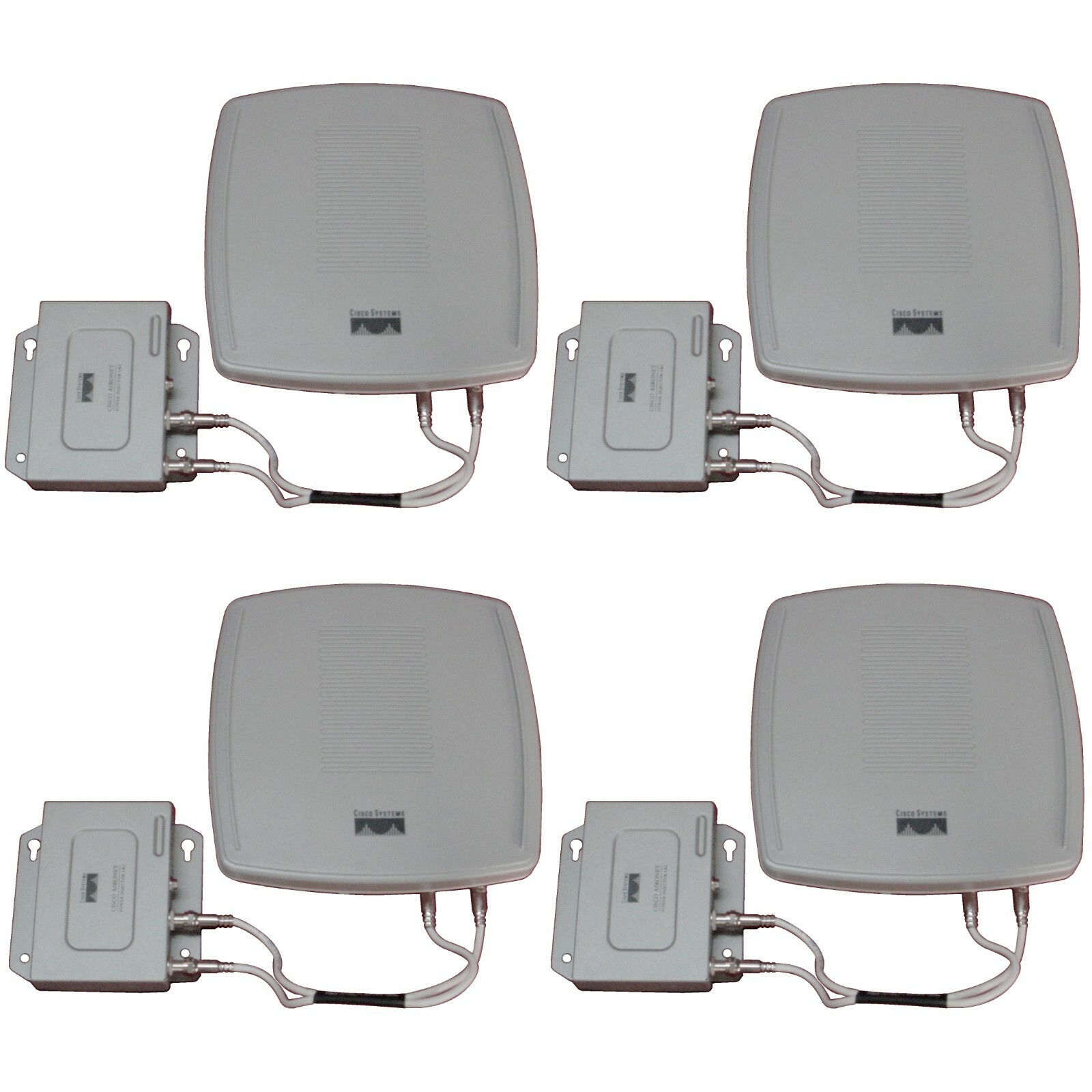 Lot x4 Cisco AIR-BR1310G-A-K9-R Aironet  Access Points & Injector ~ 