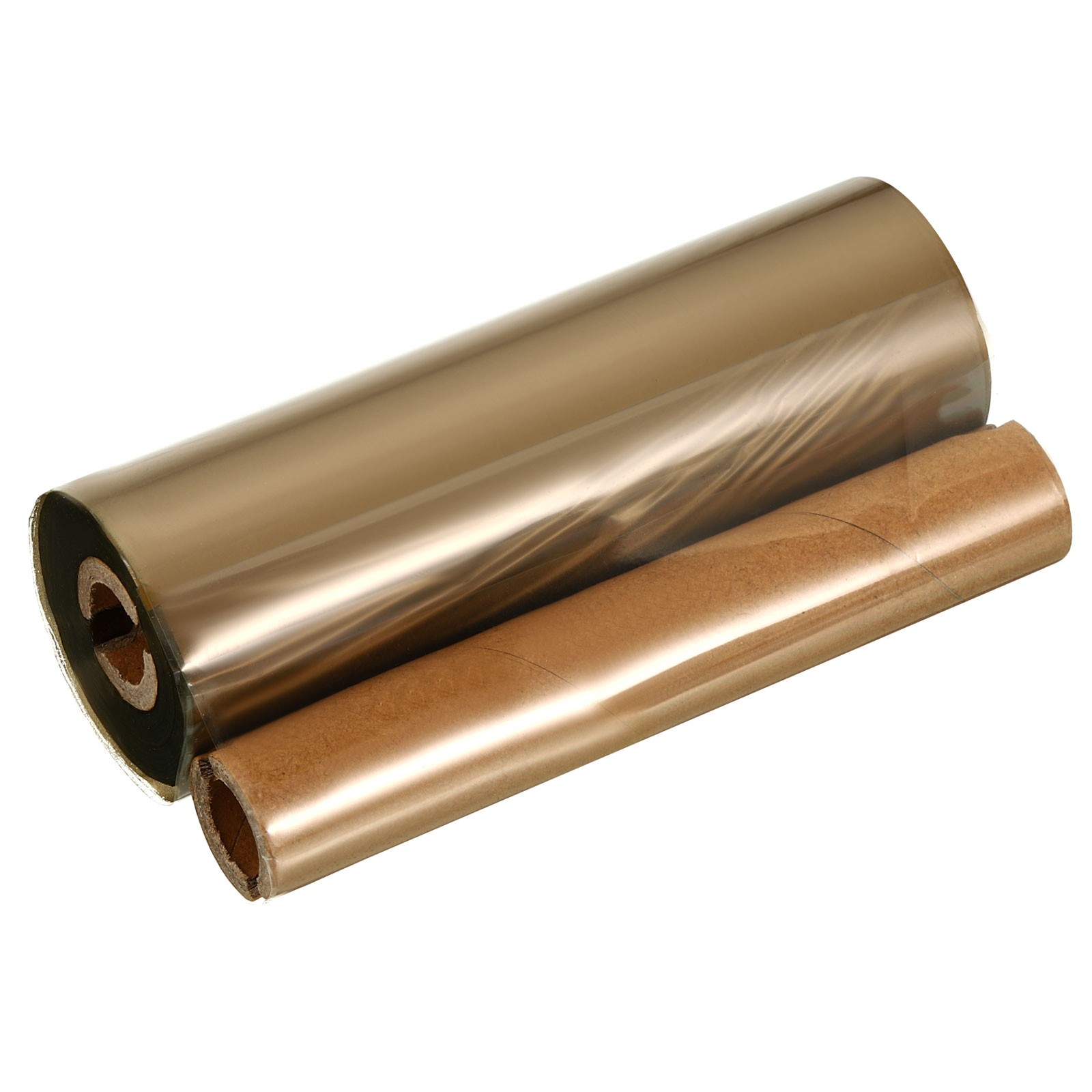 4.33"x295' Wax Thermal Transfer Ribbon, 1/2" Core Ribbon with Core, Gold