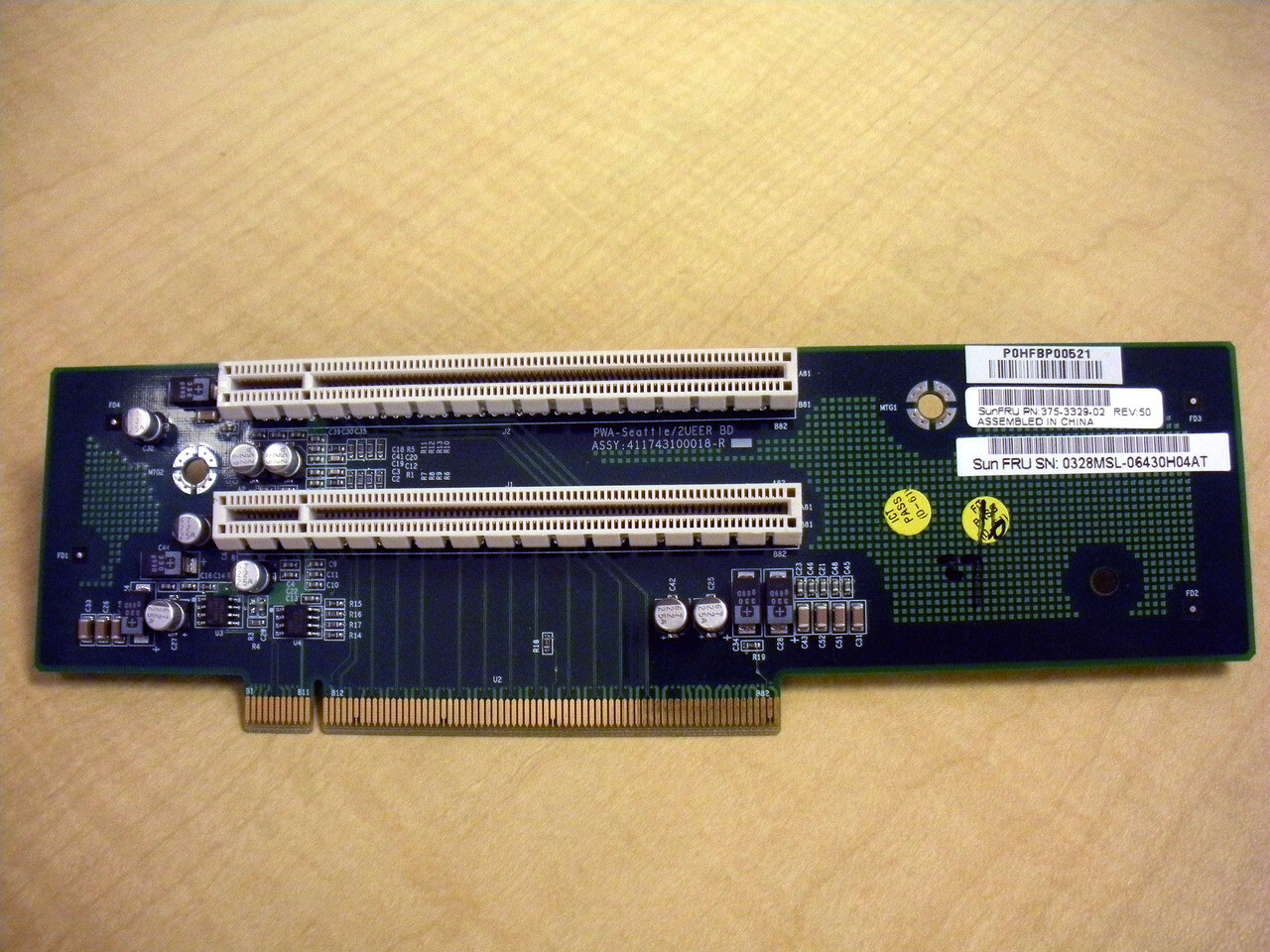 Sun 375-3329 PCI-E 2-Slot Riser Board for V245