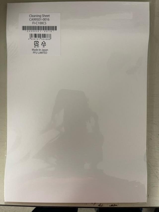 Fujitsu CA99501-0016 - 8.25x11.5 Inch Sticky Cleaning Sheets 20 Pack