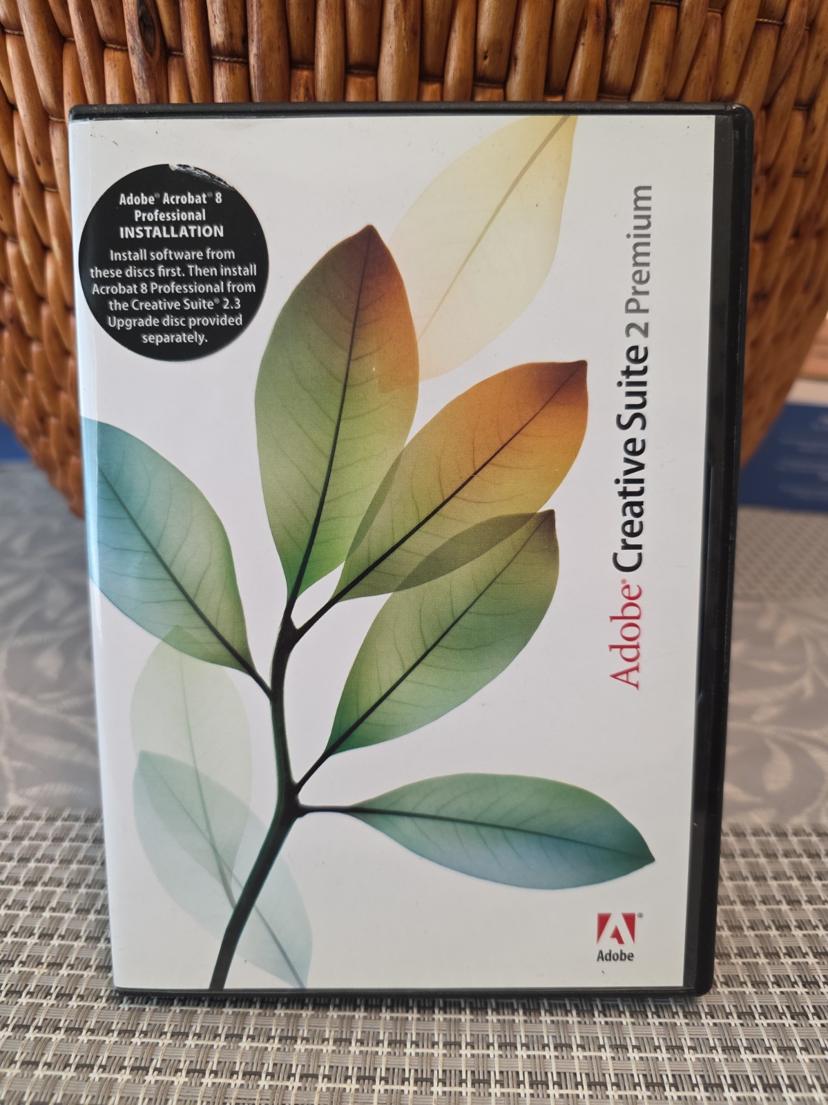 ADOBE CREATIVE SUITE 2 PREMIUM WINDOWS EDUCATION 6 DISC CD SERIAL NUMBER