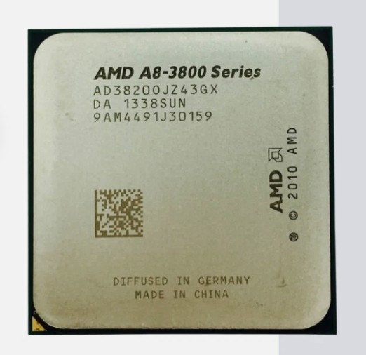 AMD A8-3820 Socket FM1 CPU Processor 2.5GHz 4M Cahce Quad-Core