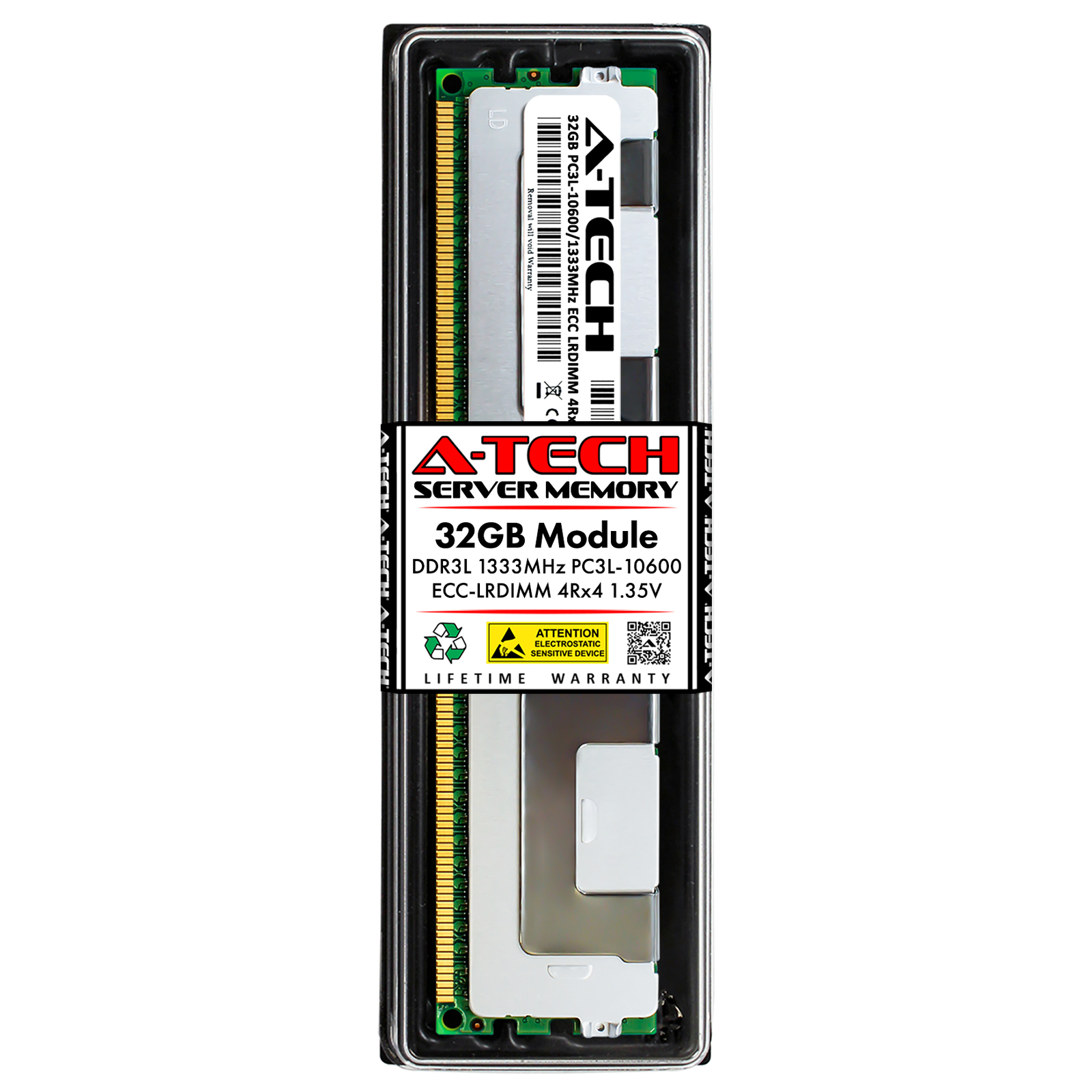 32GB DDR3 PC3-10600L LRDIMM Replacement for Kingston KTH-PL313LLQ/32G Memory RAM