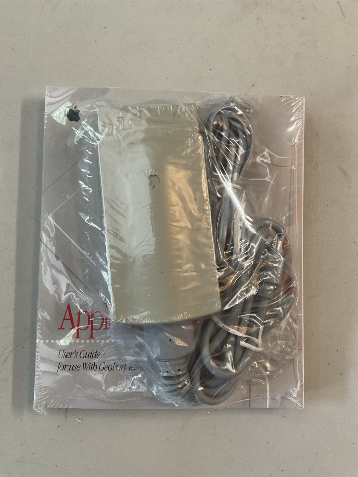 Apple Macintosh GeoPort Telecom Adapter w/ Manual Disk New Sealed In Package VTG
