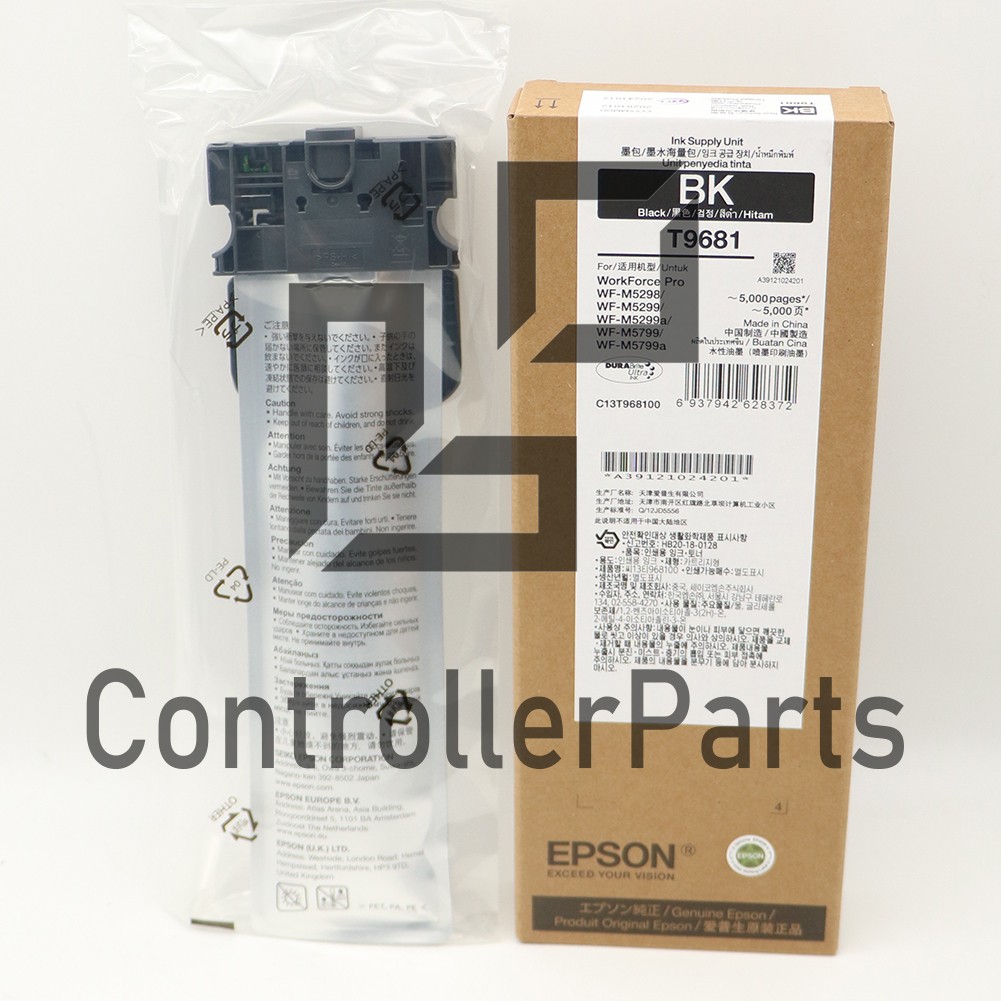 1PCS NEW T9681 Black Ink Cartridge For Epson WF-M5799a M5799 WF-M5299a M5299