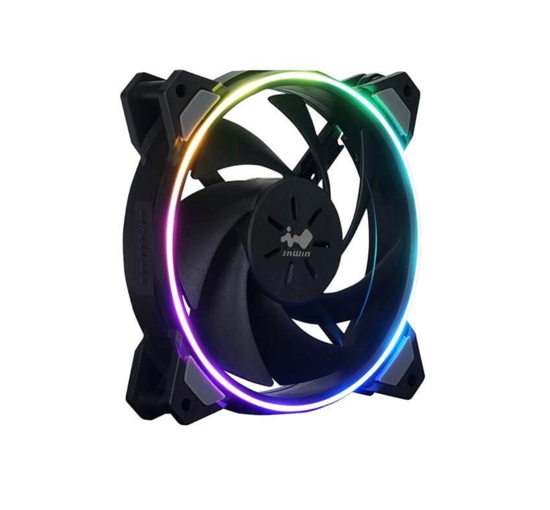 IN WIN Sirius Loop 120mm Addressable RGB Case Fan Pack of 3 (120 x 120 x 25mm, 5