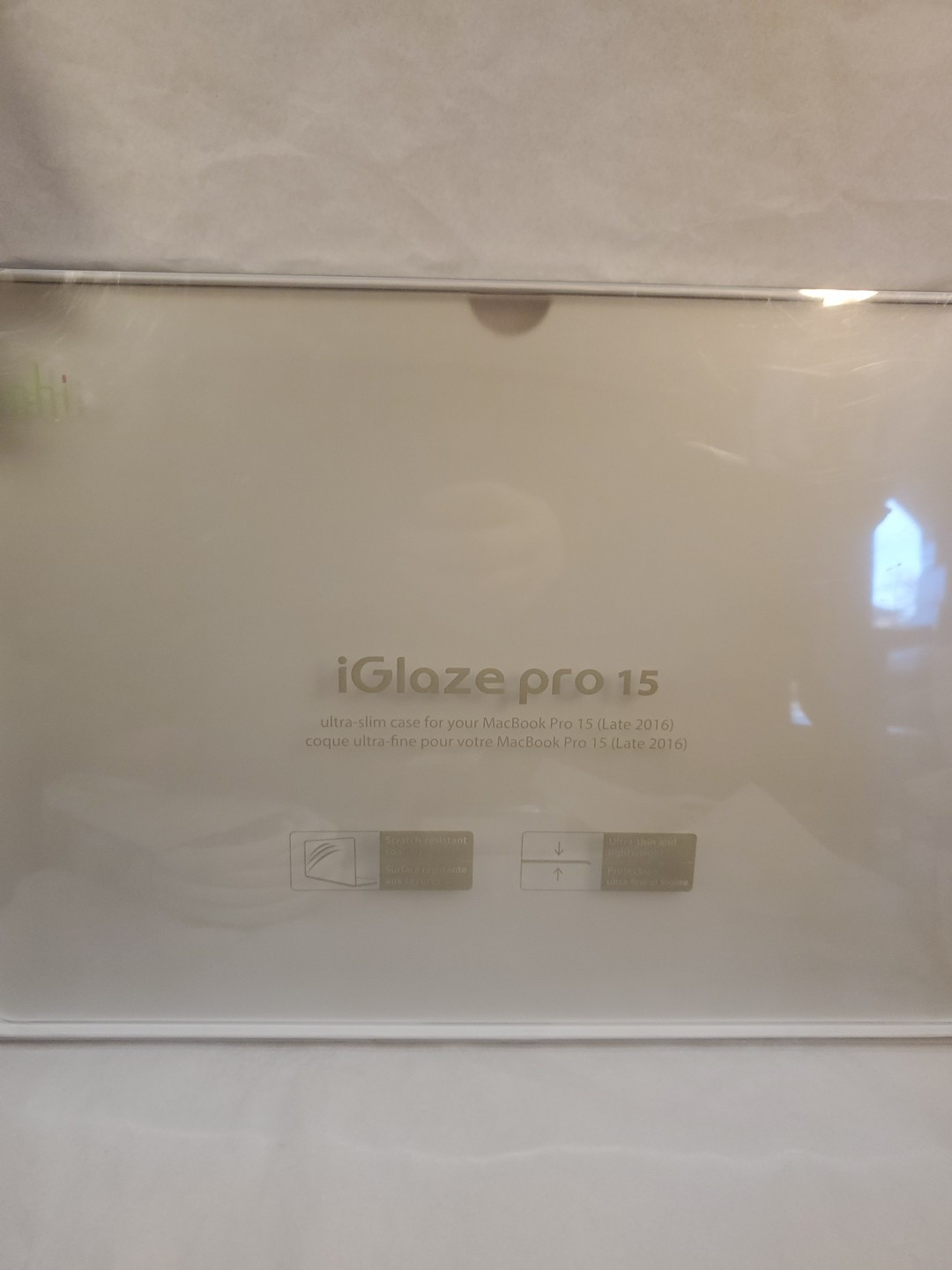 Moshi iGlaze Case for 15" MacBook Pro w/ Touch Bar 2016 - 2019 - Stealth Clear
