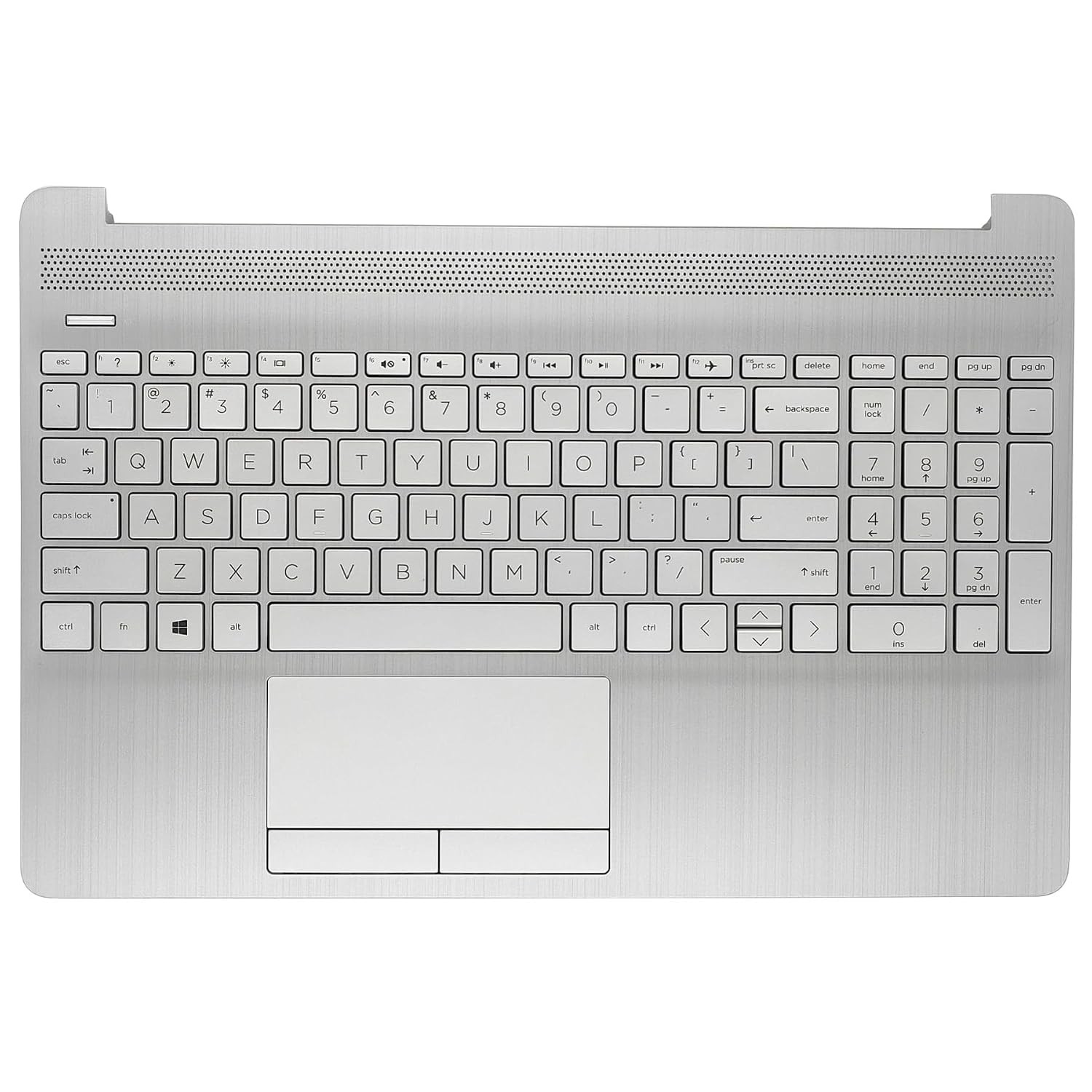 HP 15T-DW 15-DW 15S-DU Silver Replacement Laptop Palmrest for 15-DW1081