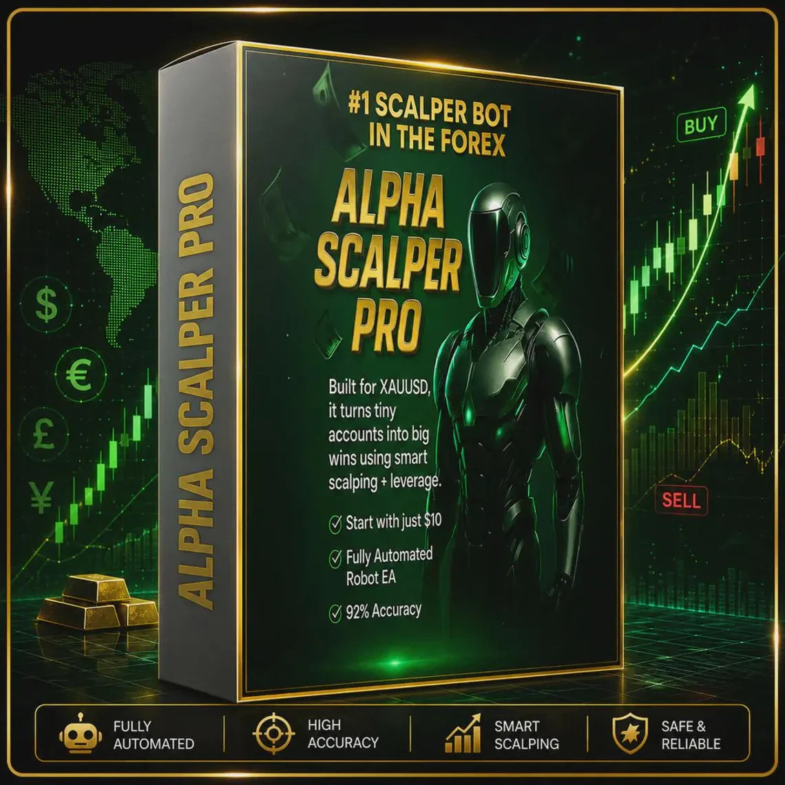 Alpha Scalper Pro EA MT5 | XAUUSD & Forex Scalping Expert Advisor