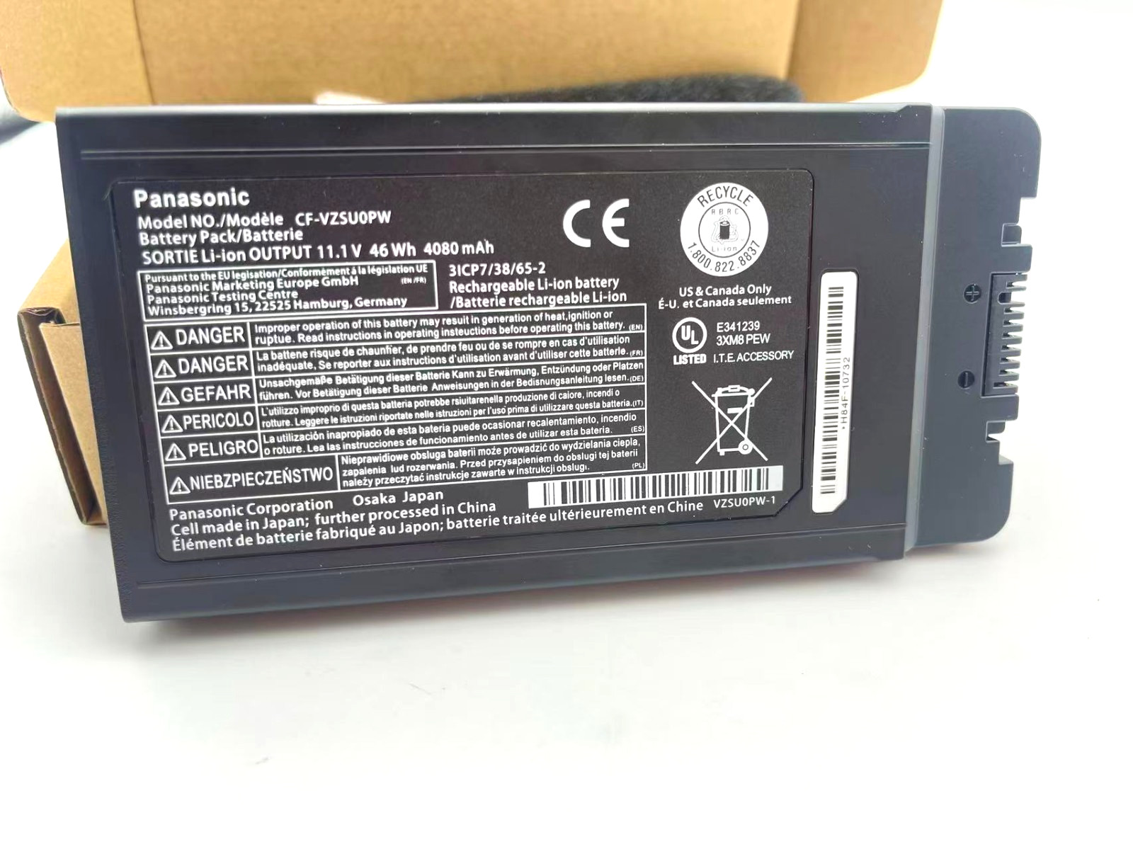 5 × OEM 46Wh CF-54 CF-VZSU0PW Battery for  Panasonic Toughbook CF-54 MK1 MK2 MK3