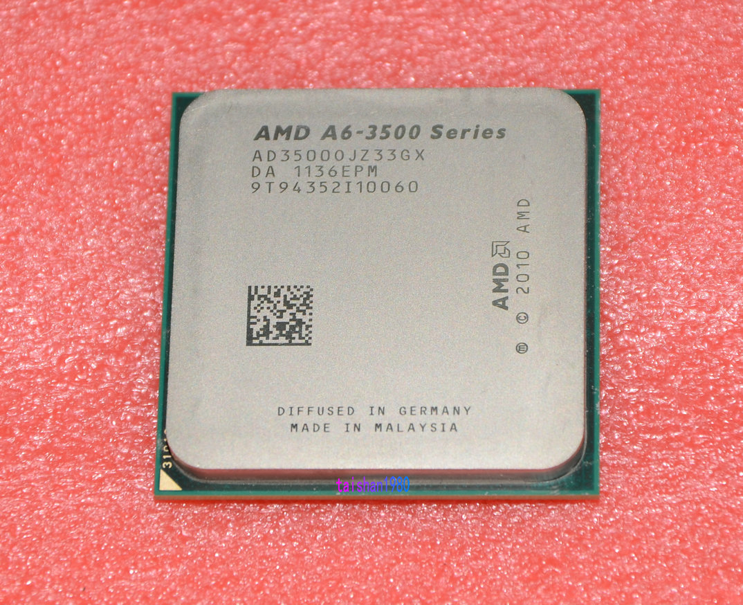 AMD  A6-Series A6-3500 2.1GHZ Socket FM1 GPU With Radeon AD3500OJZ33GX CPU