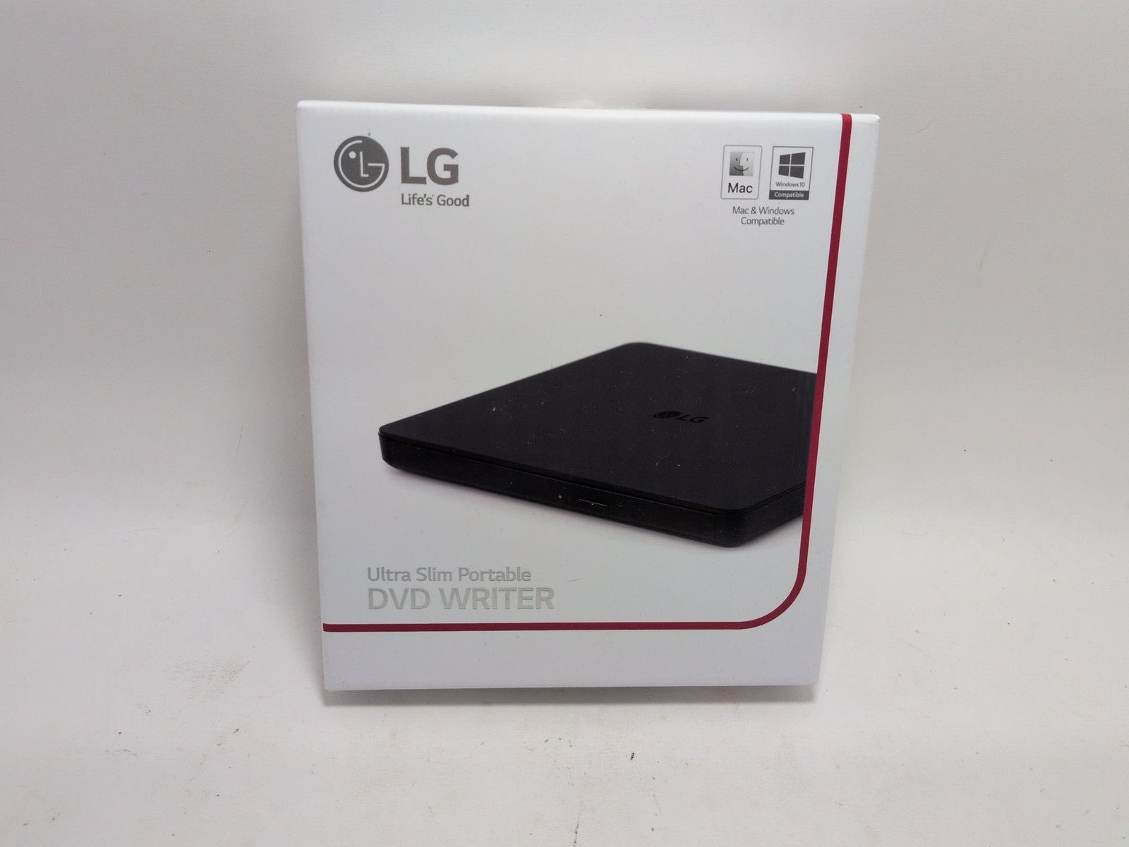 LG Ultra Slim Portable DVD Writer External USB Drive Mac Windows Black