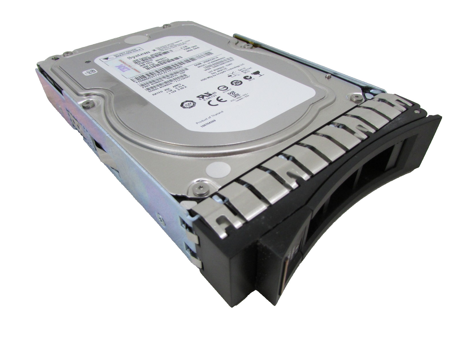 IBM 49Y6211 49Y6210  4TB 7.2K RPM 6Gb/s 3.5" SAS SERVER HDD Hard Drive With Sled