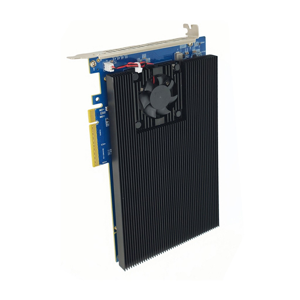 PCIe 4.0 4-Bay M.2 NVMe Card PEX88024 Support 22110/2280/2242 for Win/Linux/Mac