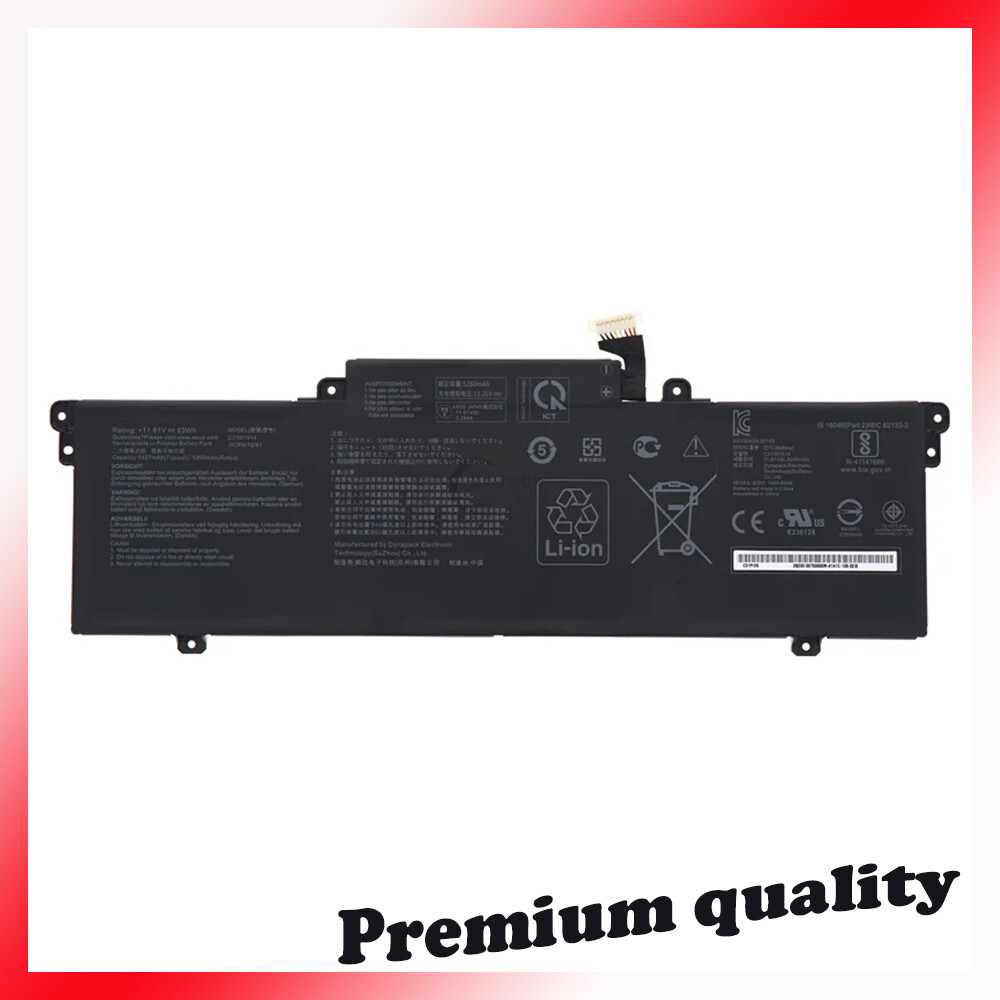 New C31N1914 Battery for Asus ZenBook UX425QA UX435EAL Zenbook 14 UM425QA 63Wh