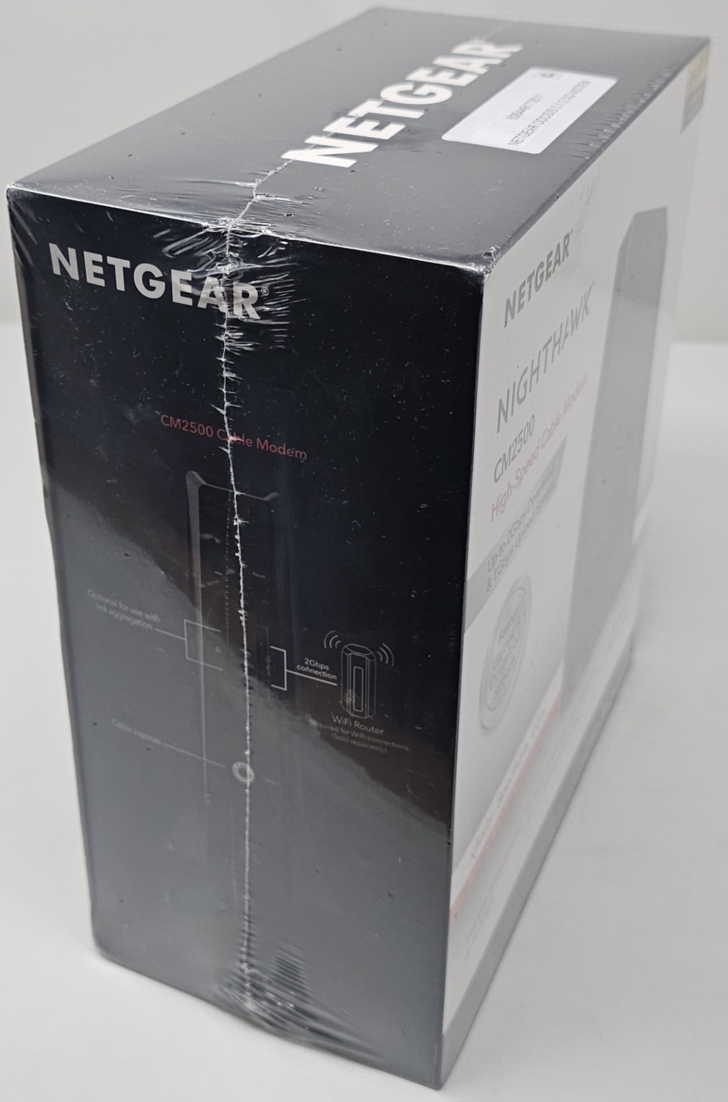 NETGEAR Nighthawk CM2500 DOCSIS 3.1 Cable Modem 2Gbps 2x Ethernet New Sealed