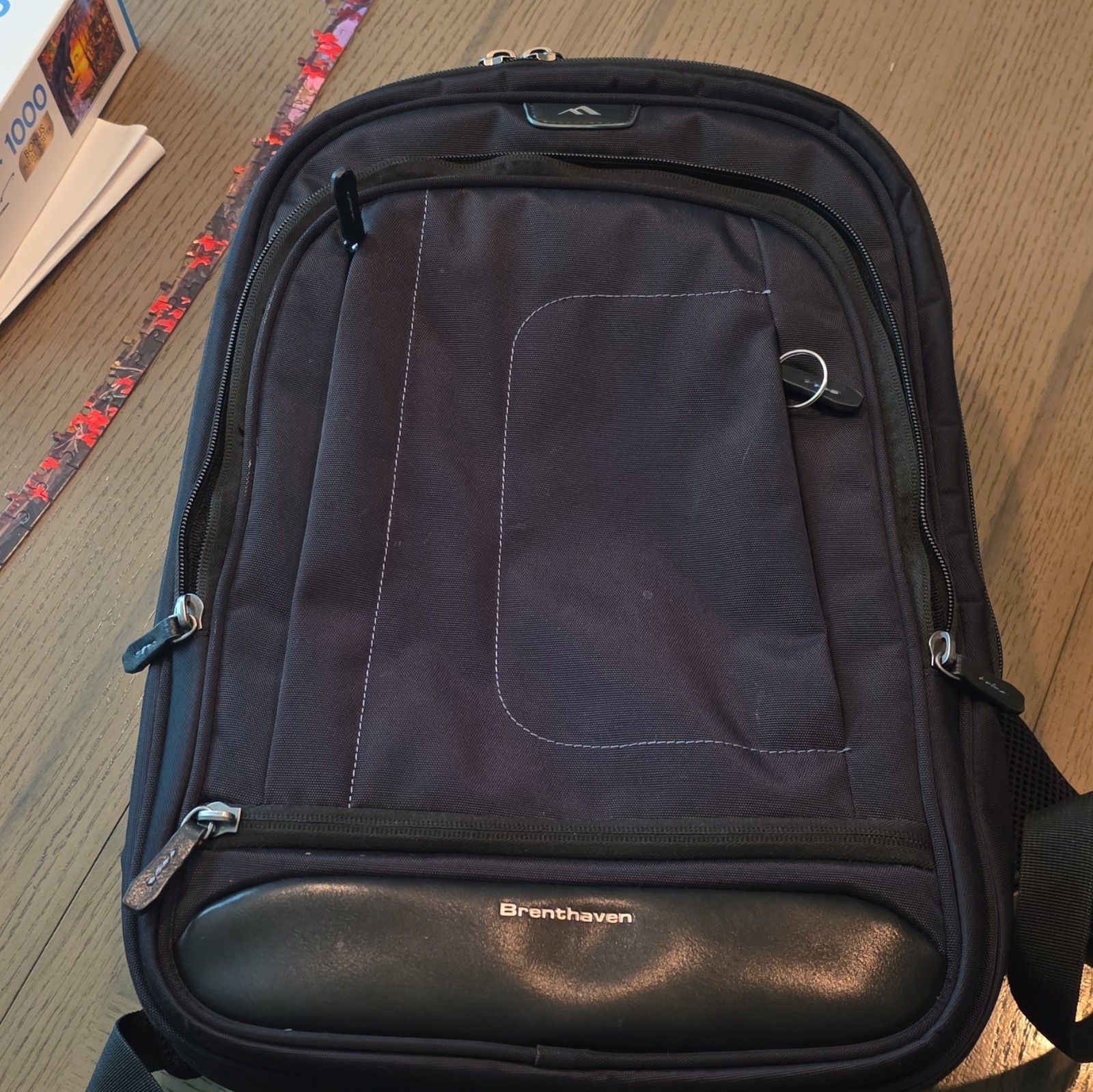 Brenthaven Elliot Laptop Backpack X-Ray Friendly Padded Nylon Black