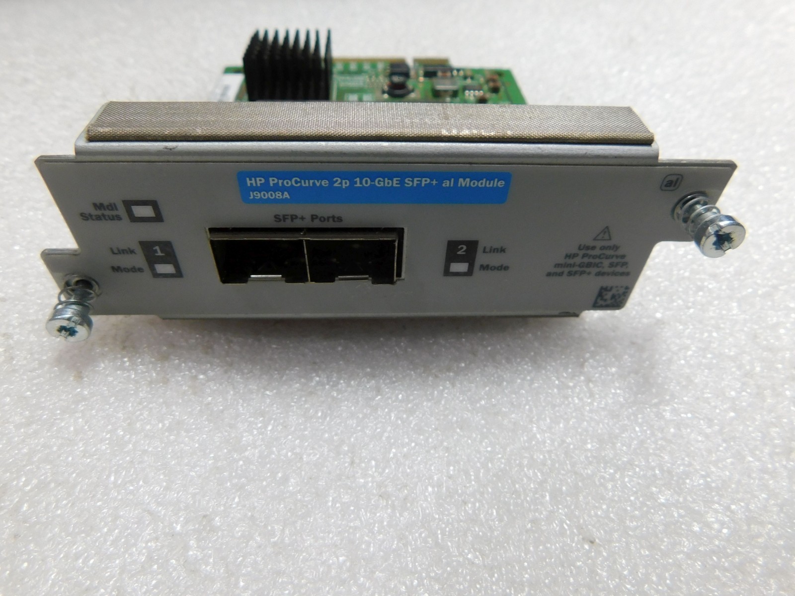 HP ProCurve 2 Port 10GbE SFP+ AL Module J9008A for e2910 2910 switch