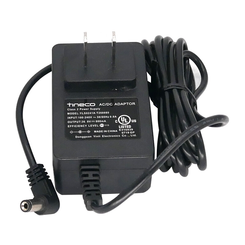 AC Adapter For Genuine Tineco Power Supply YLS0241A-T260080 26V 800mA 5.5*2.1MM