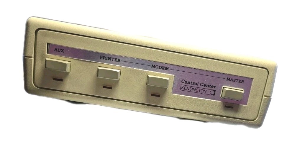 Kensington Vintage IBM Apple Compatible Control Center Power Adapter AUX.  (C3)