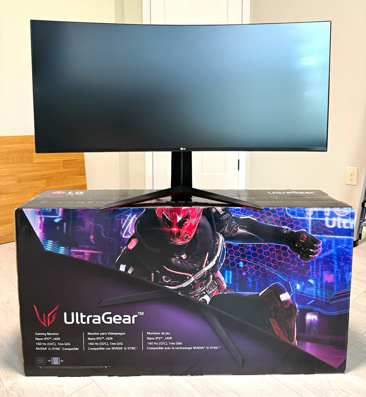 LG UltraGear 34GP83A-B 34" Curved Nano IPS 3440x1440 160Hz 1ms G-SYNC