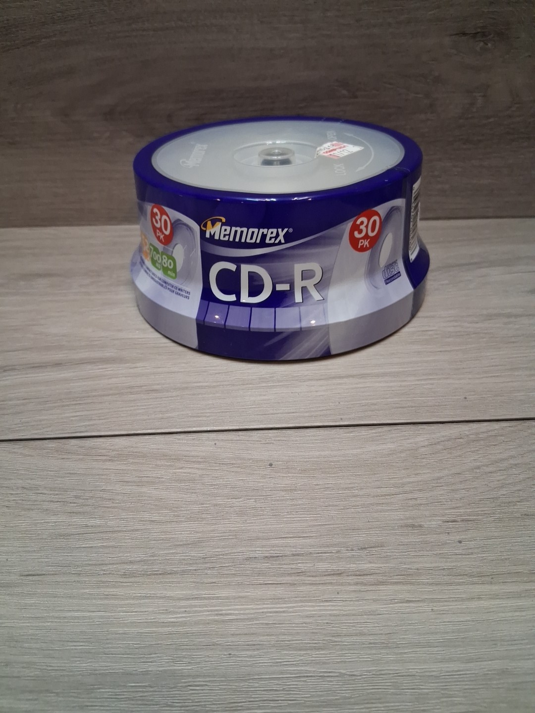 Memorex CD-R 52x Multi Speed 700MB 80 Min Recordable 30 Pack Blank Discs New