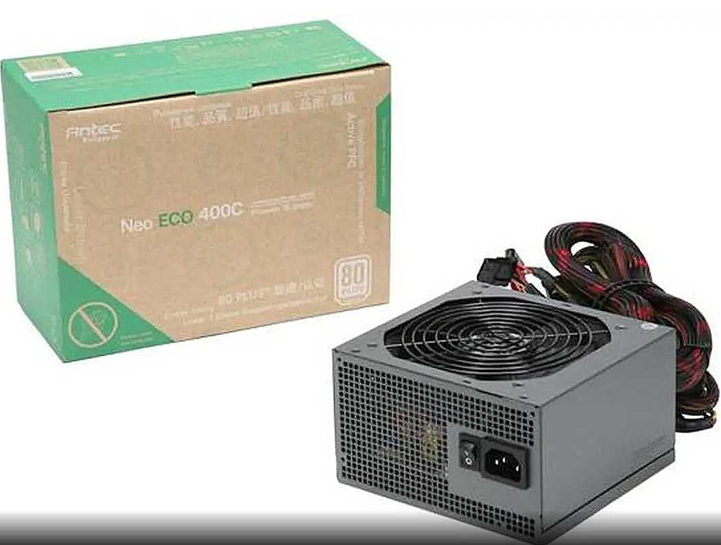 Antec Neo ECO 400C 400W ATX Power Supply 80 Plus, New, Factory Sealed, 